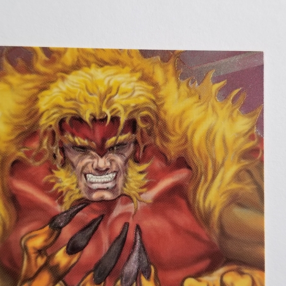 Vintage Marvel Metal trading card from 1995 Sabretooth card #115 - Picture 10 of 11
